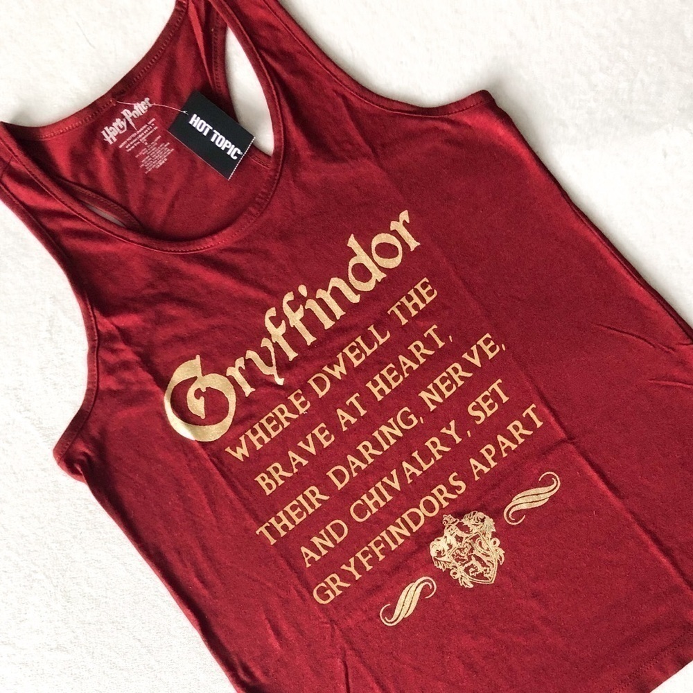 HARRY Potter Gryffindor Racerback Tank
